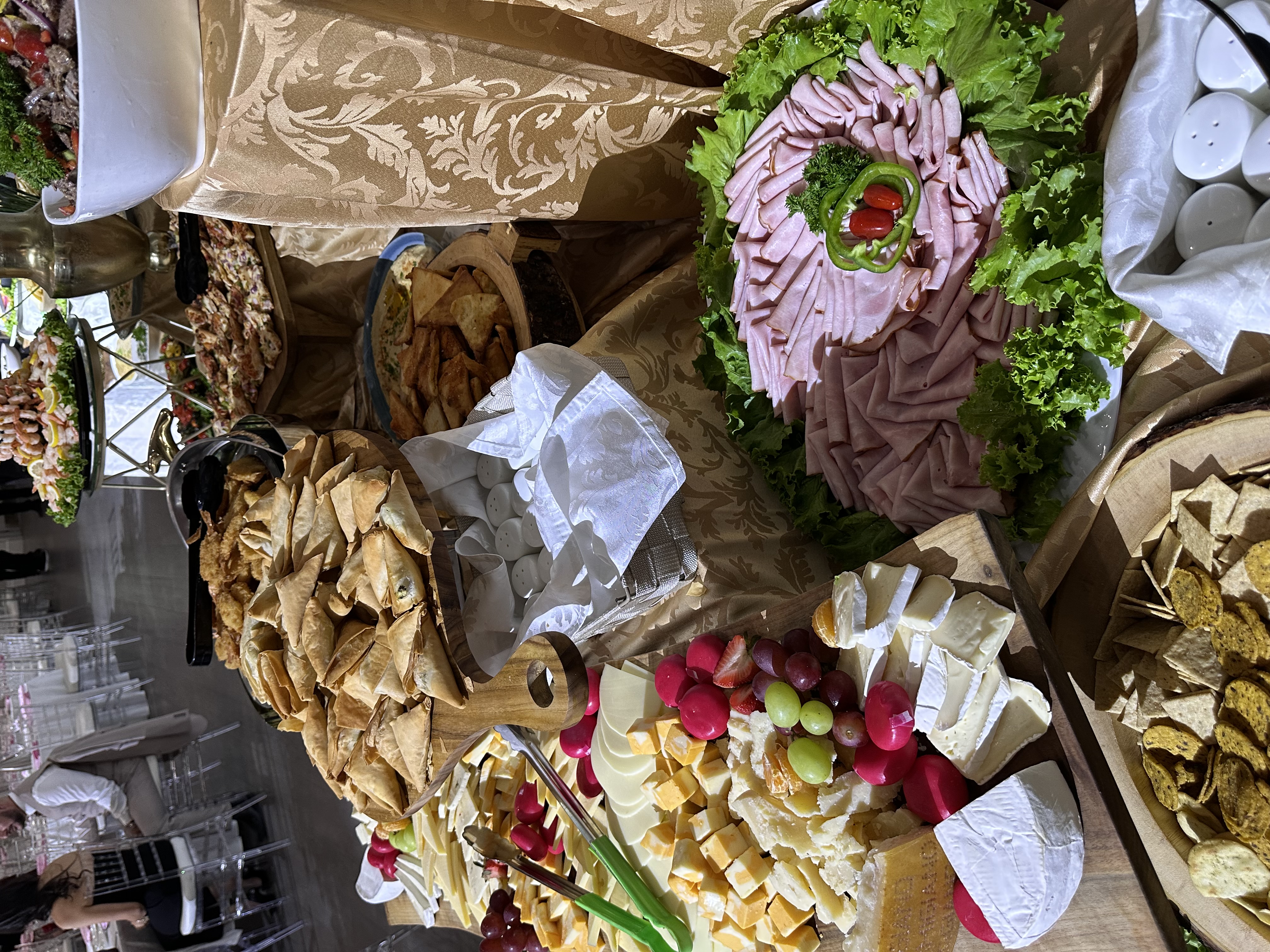 Beautifully presented multi-course meal at Palacio Event Centre